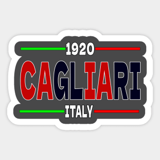 Cagliari Italy 1920 Classic Sticker